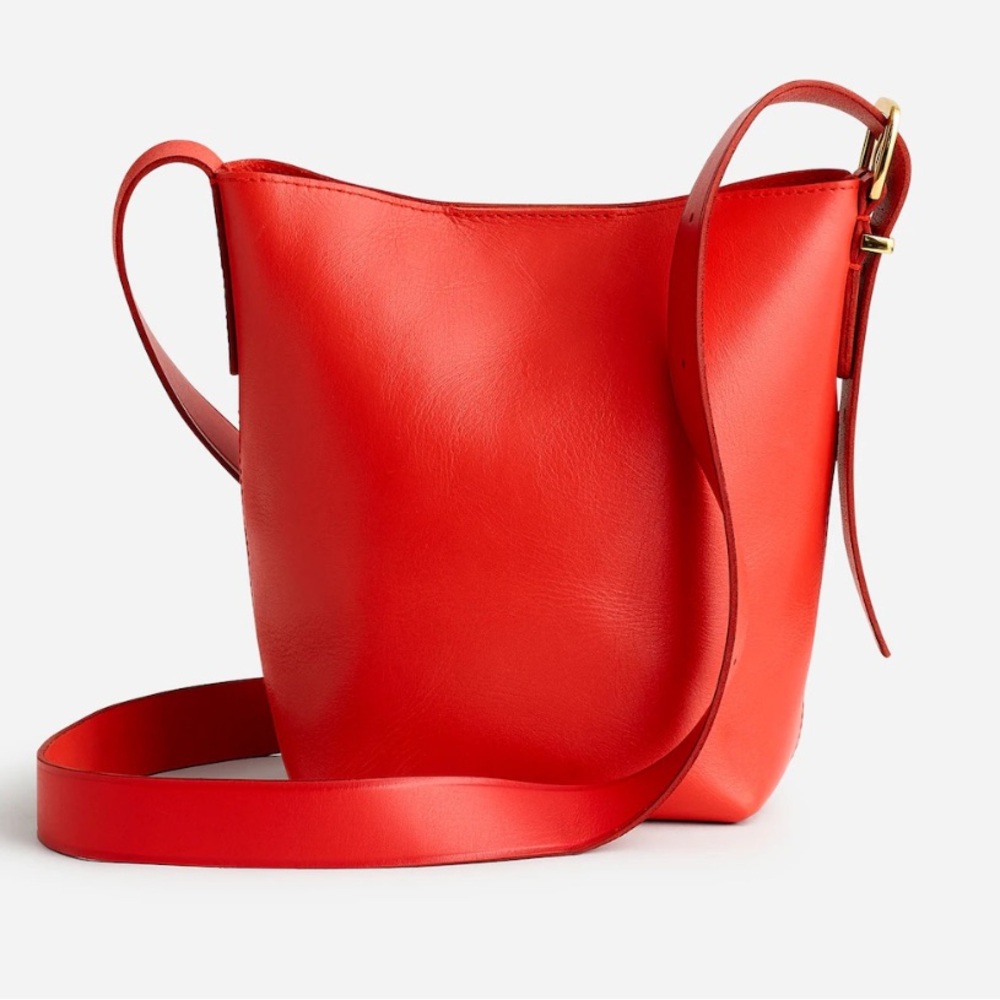 Madewell The Essential Mini Bucket Tote Bag in “Himalayan Orange”